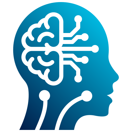 Artificial Intelligence brain icon