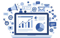Digital marketing icon
